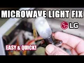 Microwave Light Burnt Out Replace It Yourself - Step by Step Guide