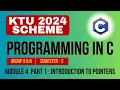 KTU BTECH 2024 Second Semester-Programming in C Group A B Module 4 - Part 1
