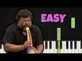 Jack Black - Sax-A-Boom EASY Piano Tutorial RIGHT HAND