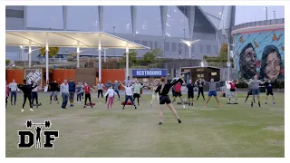 Home Depot Backyard with Daddy Tay Fitness by ATLVets VETLANTA Atlanta Ga 4k