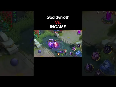 god dyrroth vs ingame 🥀 #ingame #dyrroth #mlbb #shorts
