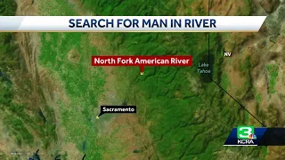 Deputies search for man who fell into American River in Placer County