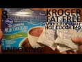 Unboxing Kroger Milk Chocolate Flavored Fat Free Hot Cocoa Mix 8 Pack