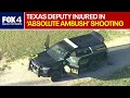 Deputy injured in ambush shooting in Fannin County