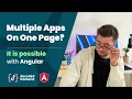 How to Bootstrap multiple Angular Apps on single Page 2022