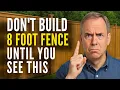 8 Foot Privacy Fence Ideas