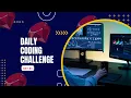 Challenge - Day Double Character String