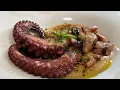 Lagu Polpo alla Barbato con crema di patate e paprika