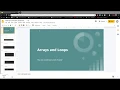 One-Up Coding Javascript Lesson 4 Arrays and Loops
