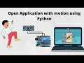 python Arduino ultrasonic sensor to open application by detecting motion