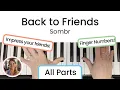 Download Lagu How to play Back to Friends - Sombr | EASY Piano Tutorial!!