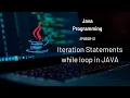 while loop in Java 12