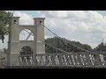First look at the revitalized suspension bridge in Waco