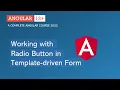 Working with Radio button in Template Driven Form Angular Forms Angular 13