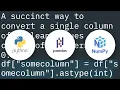 How can I map to in a Pandas DataFrame