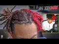 How To Spilt Dye Red Your Dreadlocks - Red Black DC THE DON DREADLOCKS