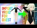 How to Import VRoid to VRChat for Quest EASY BEGINNER GUIDE