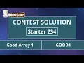 Good Array 1 GOOD1 Starter 234 CodeChef Solution