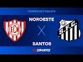 Lagu Noroeste x Santos - AO VIVO - 08/02/2026 - Campeonato Paulista
