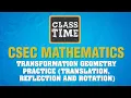 CSEC Mathematics - Transformation Geometry