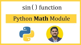 Python sin function math module mathematical functions