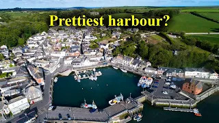 We sailed to the prettiest harbour in England.