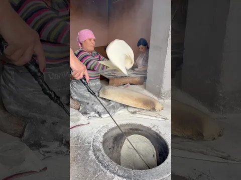 Mastering the art of traditional Lavash bread baking requires decades