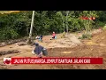 Jalan Putus, Warga Jemput Bantuan Jalan Kaki