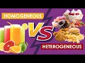 5-Minute Quiz HOMOGENEOUS VS HETEROGENEOUS Mixtures