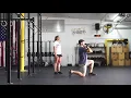 CrossFit 926 Movement Library - Barbell Front Rack Lunge