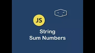 string sum numbers in javascript