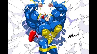 female muscle cartoon comic princess whats her name growth muscle by wearing jims suit