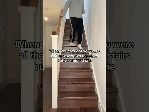 How It Feels To Miss The Last Stair 🥲 #shorts