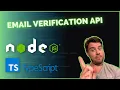 Node js Typescript Tutorial Learn to code an Email Verification API using SMTP protocol