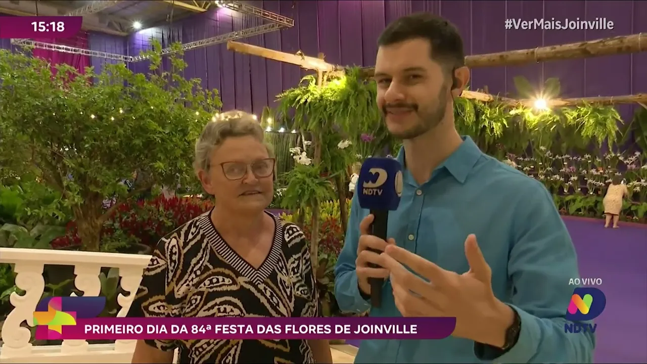 Primeiro dia da 84ª Festa das Flores de Joinville