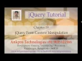 JQuery 19 - Form Content Manipulation