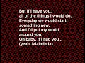 Claude Kelly- If I Had You with Lyrics