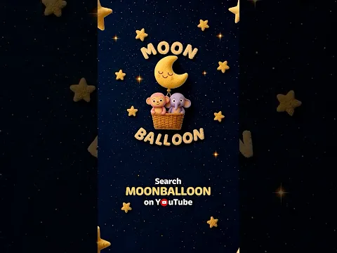 Meet Moon Balloon 🌙 Annie and Ben's Favorite Calming Baby Music #shorts #moonballoon #hooplakidz