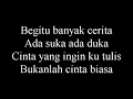 Download Lagu Bukan Cinta Biasa - Remix Lirik