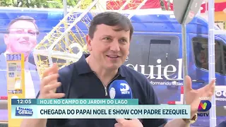 Bairro Efapi recebe Papai Noel e show do Padre Ezequiel em grande evento