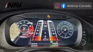 INAV Audi Digital Gauge Cluster for A4 B8 5 - 4x4Shop Canada