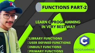 User defined functions in c programming functions in c language