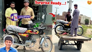 Big Surprise for Ghoty🎁 Ready😍 Brought a New Honda 70 Bike🏍️🔥
