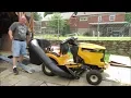Installation of a Cub Cadet Bagger on XT2 tractor
