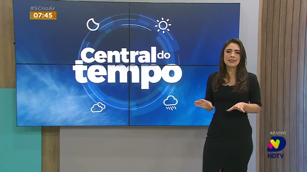 Confira a previsão do tempo para esta segunda-feira em SC