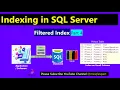 filtered index in sql server filtered index Unique Clustered