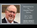 Chris Tweeten Memorial Service - 11 July 2026