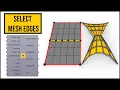Grasshopper Kangaroo Mesh Edge