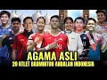 Lagu BARU TAU !! INILAH AGAMA \u0026 PASANGAN ASLI 20 PEMAIN BADMINTON ANDALAN TIMNAS INDONESI 