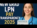 LPN Pay Transparency My First Paycheck as a New Grad Nurse